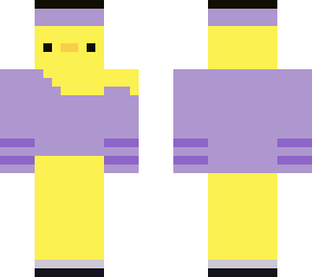 purple crop top duck