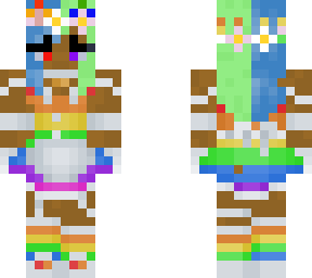 rainbow maid(w/ flower crown)