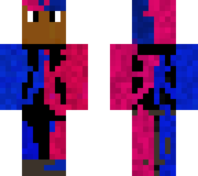red and blue spider man