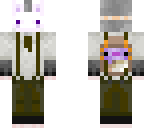 steampunk opossum with bunny mask