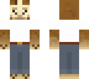 tee shirt jeans brown llama