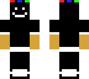 black with a crown and headphone
