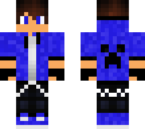 blue gamer boy