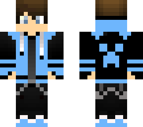 blue gamer boy