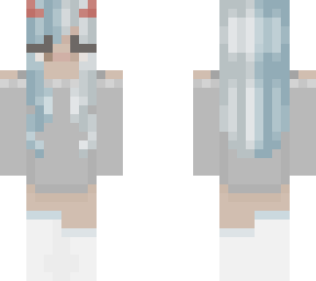 blue haired demon girl <3