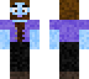 blue man with beard