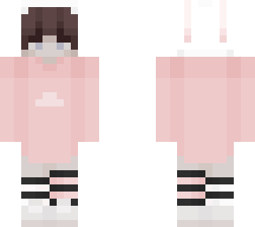 bunny boy with a pink sweater