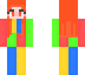 clown colour block