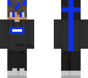 demon blue boy