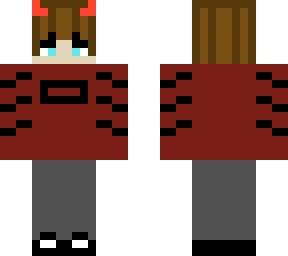 demon boy with red hoodie.