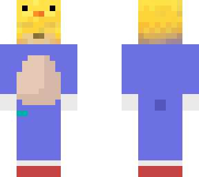 duck in sonic costume
