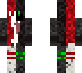 Female Ranboo Theme red black hair | Minecraft Skin