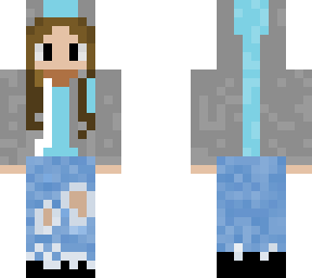 girl in a hoodie