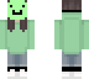 girl with green hoodie (with mask)