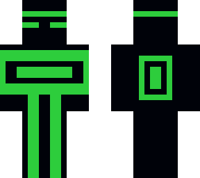 green tron enderman