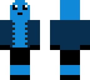 i'm back! ( a blue dude+sans)