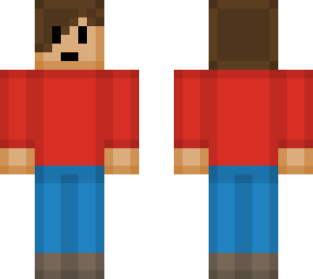 kid in red shirt