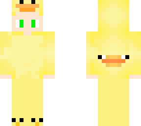 me in a duck costume