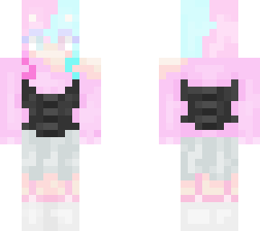 pastel corset cotton candy