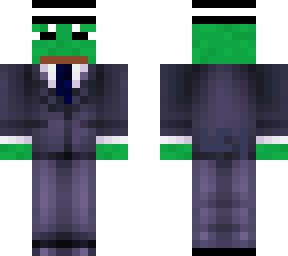 pepe frogman in a suit