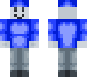 person with blue hat and blue shirt 2.0