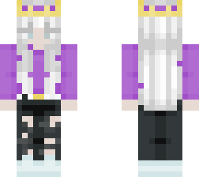 purple girl, corrected