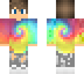 rainbow tie-dye boy