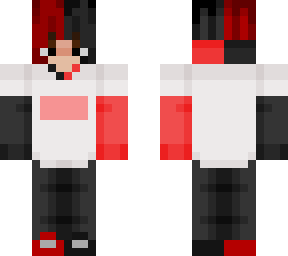 red black hair boy | Minecraft Skin