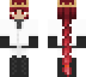 red haired man w/ crown