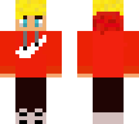 red hoodie boy