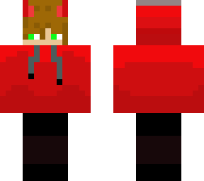 red kawaii boy