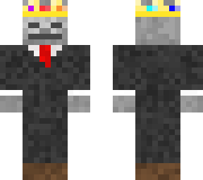 skeleton in a suit