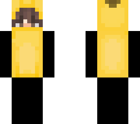 syinix in a  banana cosplay