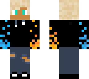 unconfusing fire and ice hoodie