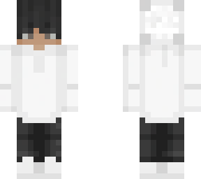 white hoodie eboy (under the hood)
