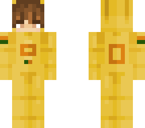 yellow astronaut suit