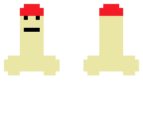 a floating human with red hat (pp)