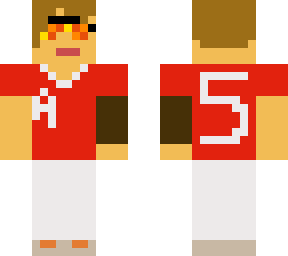 baseball player  number 5     (red palet)