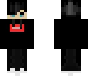 black hoodie boy