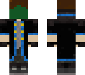 black with blue stripes edited