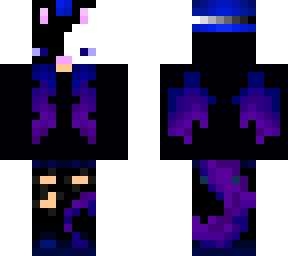 blue dragon w/ bunny mask
