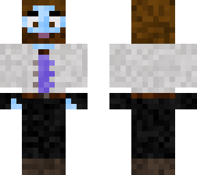 blue man with beard winter edition