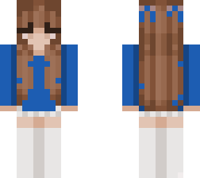blue school girl