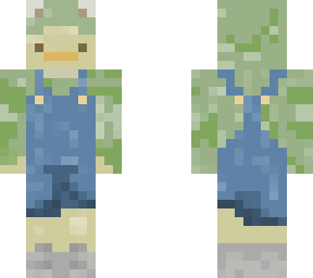 duck with frog sweater