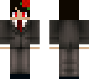 emo boy in tux