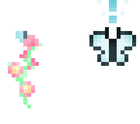 flowers and butterflies