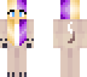 isycheesy half purple half blond