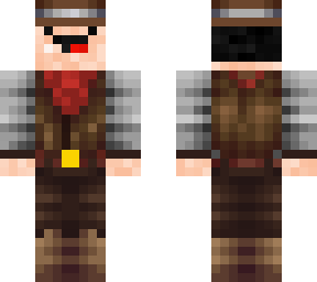 mi skin con ropa de vaquero