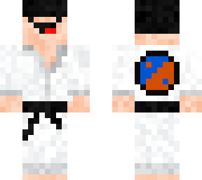 mi skin con trage de karate