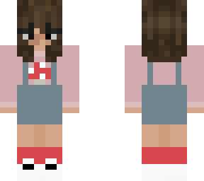 mushroom overall skirt